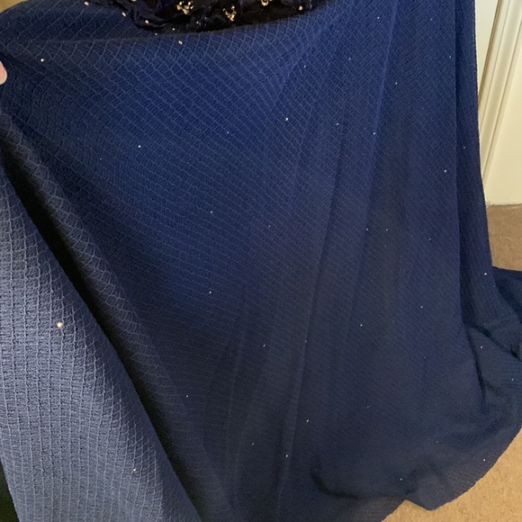 Mac Duggal Midnight Blue Embellished Maxi Dress - Picture 7 of 15